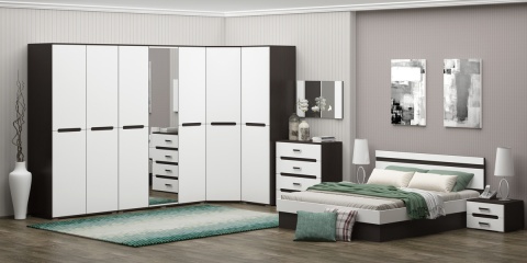 Шкаф Угловой Каролина-9 МДФ (0,87*2,22*0,87)/Разные Цвета 